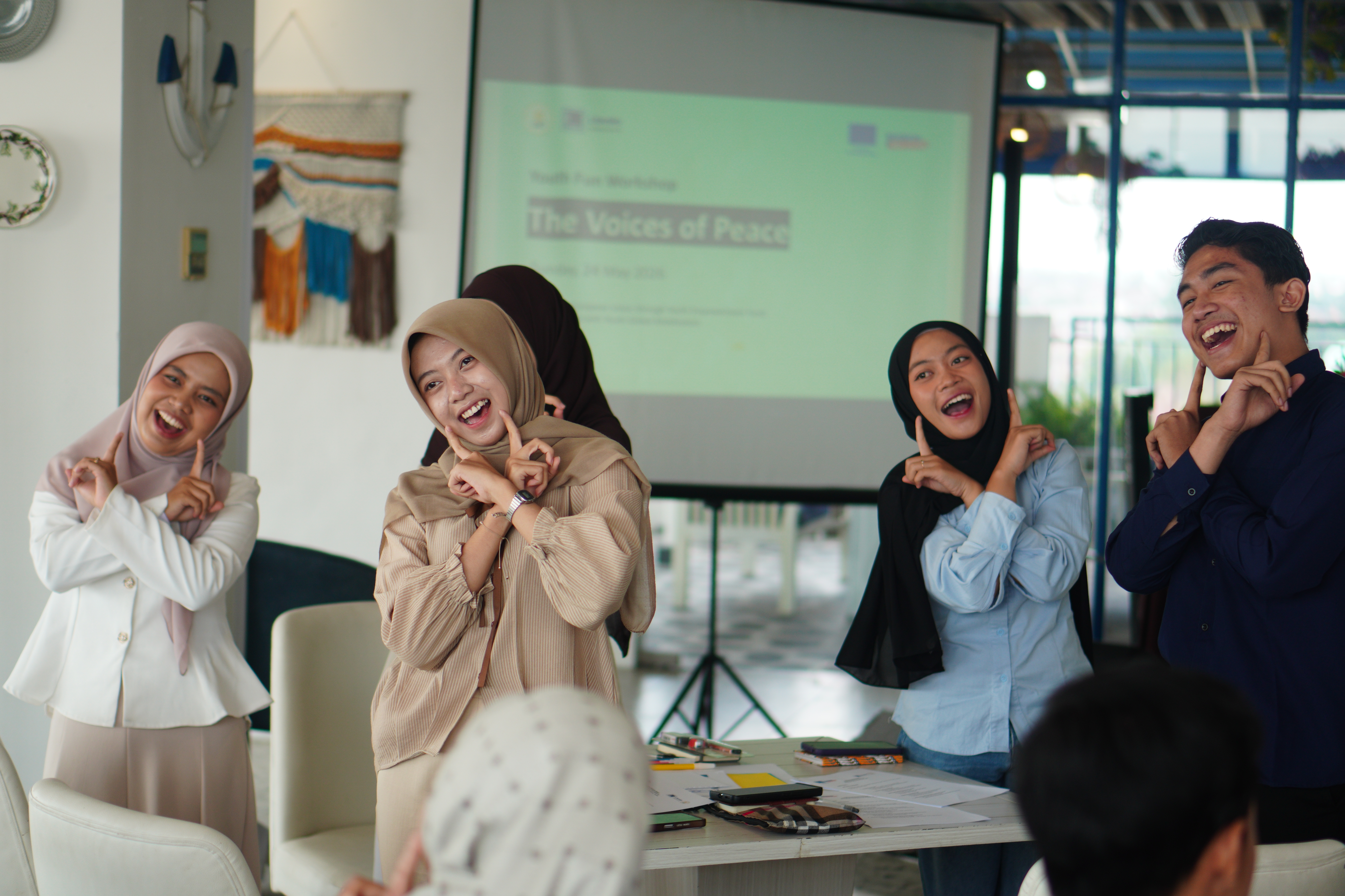 Peserta workshop The Voices of Peace.